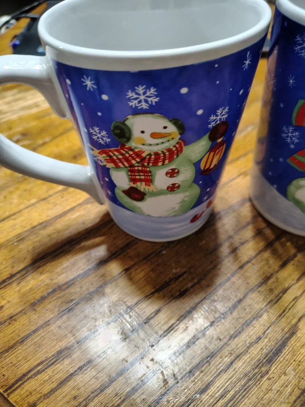Two Christmas Themed Mugs 